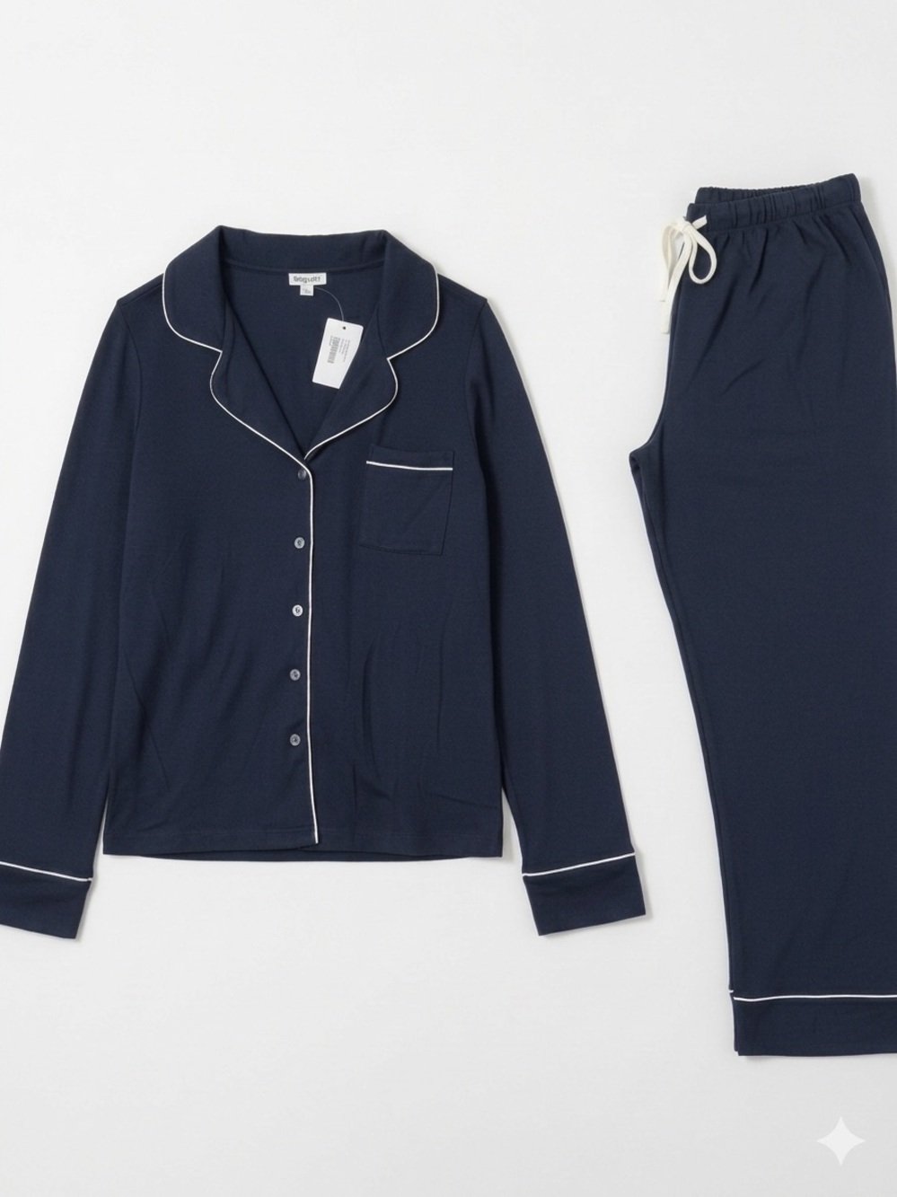 Splendid 2-Piece Pajama Set Navy Blue Sz S NWT